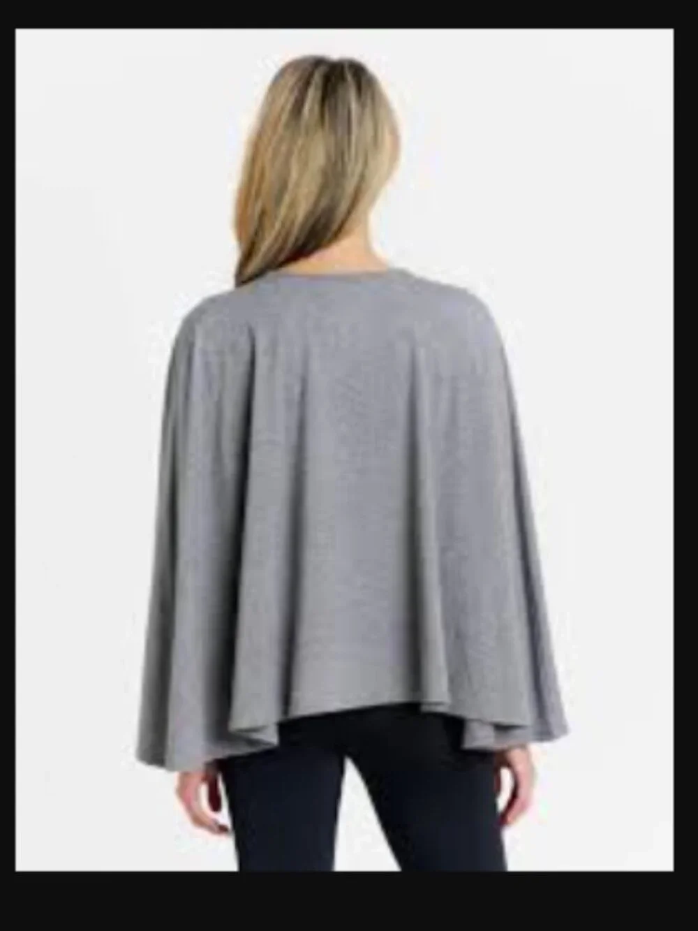Solbari • Sensitive Sun Protection Poncho • UPF 50+ • Heather Gray • One Size